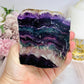 Natural Rainbow Fluorite Slab on Stand 10cm