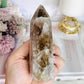 Large Super Seven Carved Tower 12cm 305grams