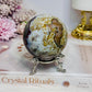 Large Mexican Lace Agate Sphere on Stand 368g