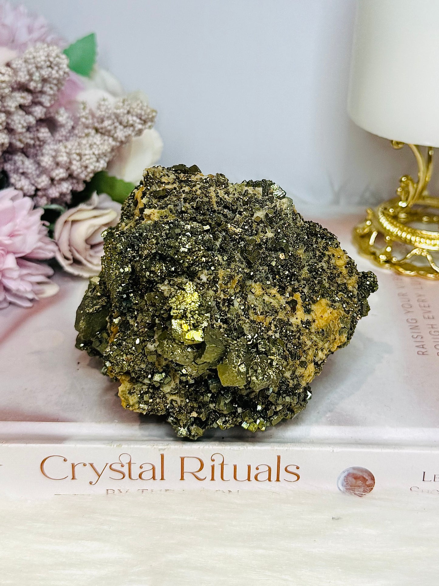 Large Natural Cubed Pyrite Specimen 847g