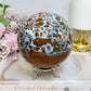 Large Brecciated Jasper Sphere on Stand 1.34KG