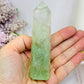 Green Watermelon Fluorite Tower 11cm