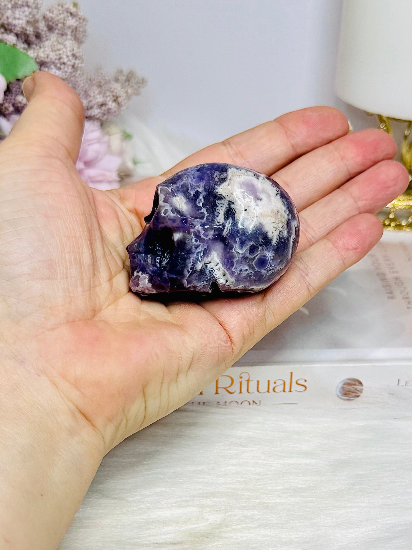 Chevron | Dream Amethyst Carved Skull 5.5cm