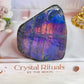 Wow!!! Gorgeous Labradorite Polished Freeform Full of Hot Pink & Purple Flash 372grams