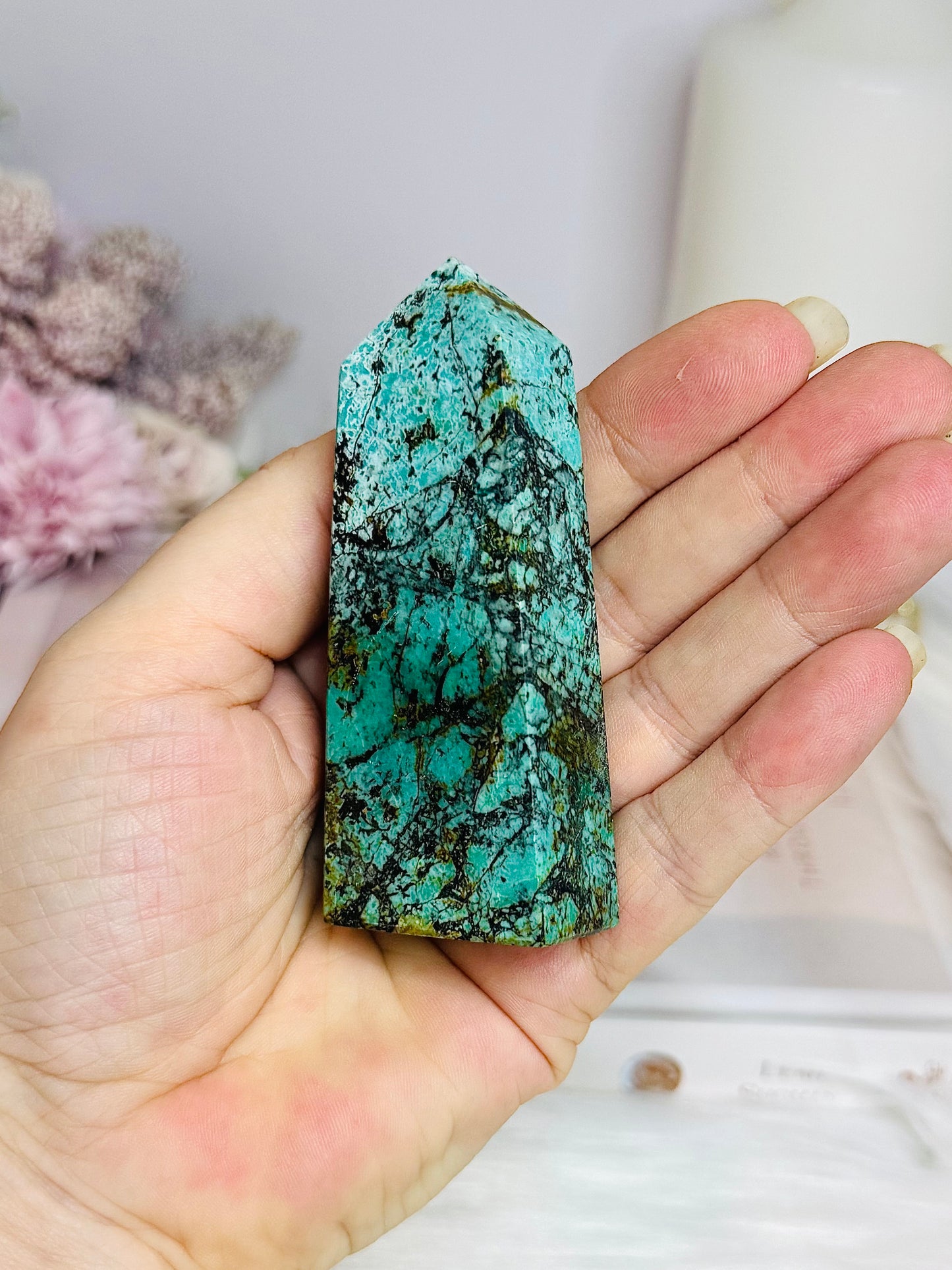 Natural Turquoise Tower 8.5cm