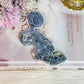 Natural Blue Fossilised Coral Vintage Skeleton  Specimen 13cm