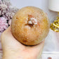 Large Druzy Pink Amethyst Sphere on Stand 602g