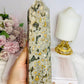 Large Ocean Jasper Druzy Tower 21.5cm 971g