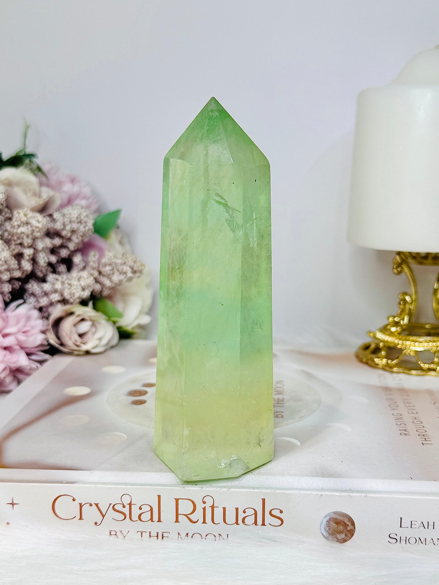 Green Fluorite Tower 12.5cm