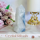 Blue Lace Agate Druzy Tower 10cm