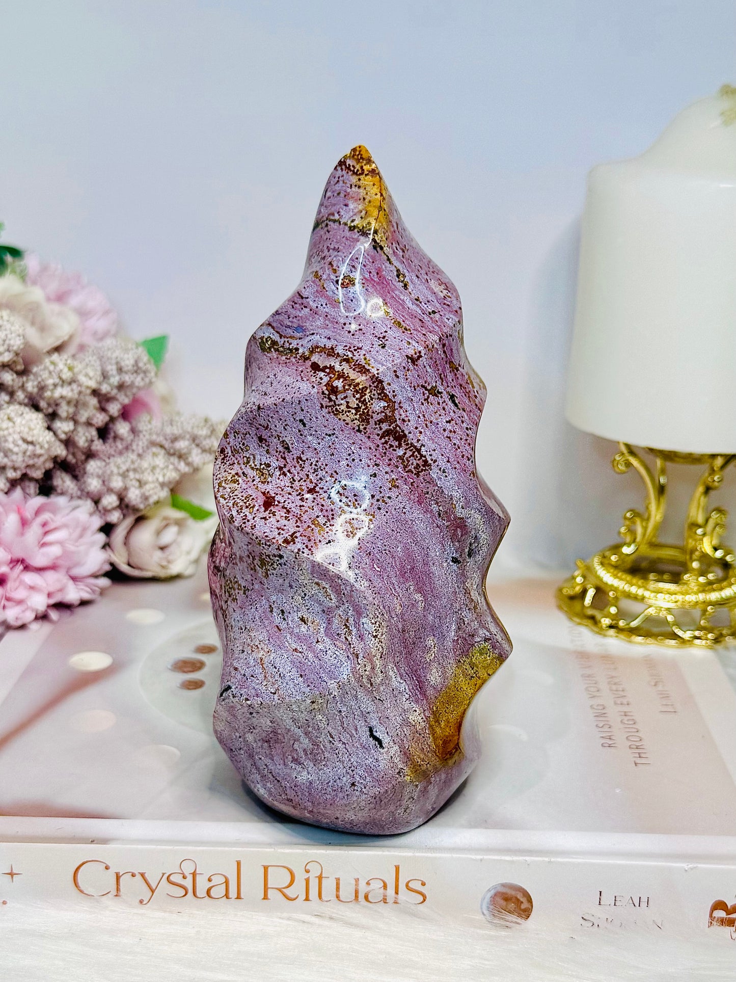 Large High Grade Ocean Jasper Flame 15cm 852g