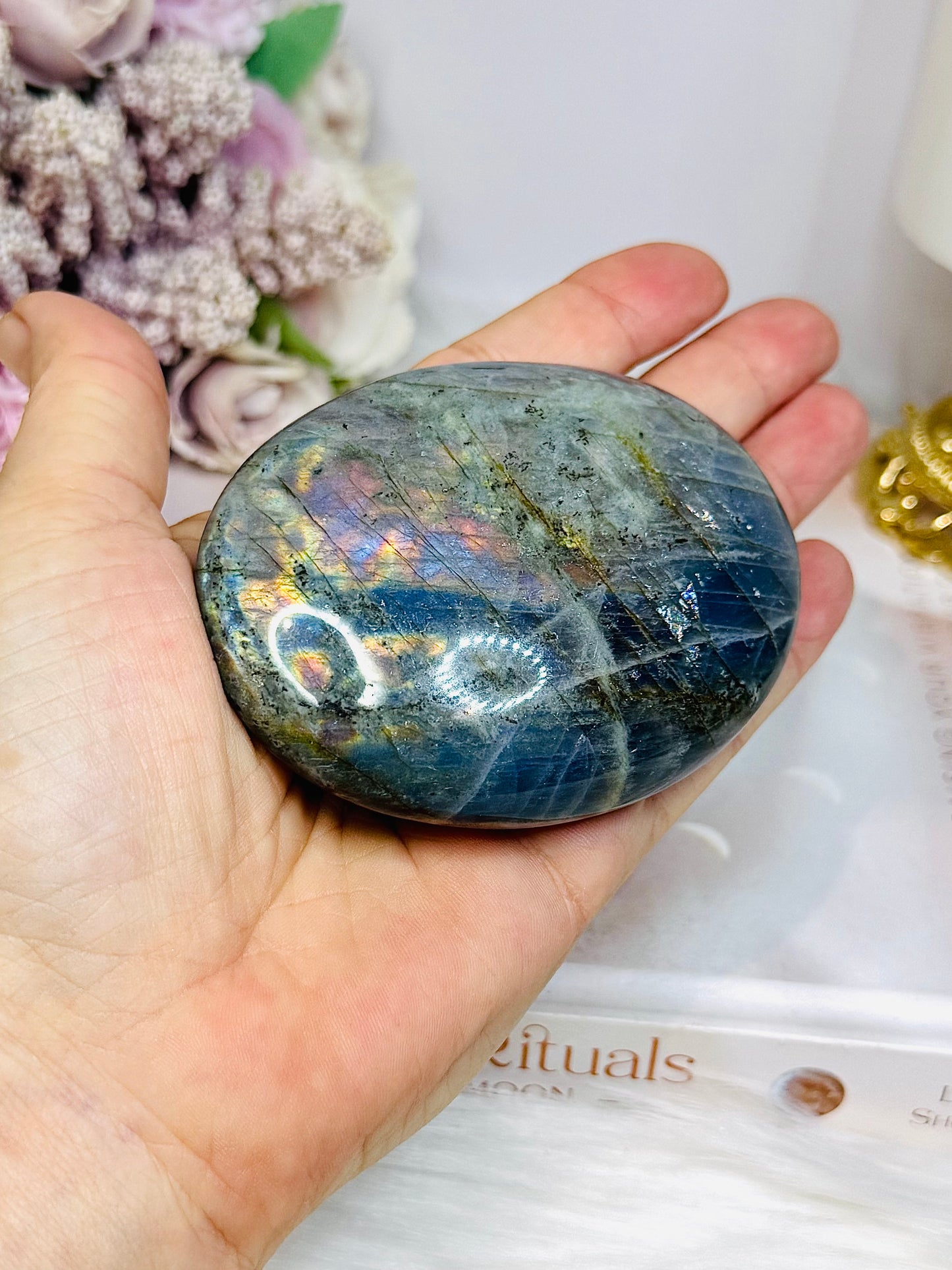 Labradorite Freeform full of Flash 9cm