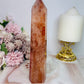 Beautiful Tall 18cm Fire Quartz Tower