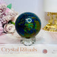 Azurite Stone Sphere on Stand 301g