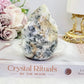 Dentrictic Opal Carved Flame 242g