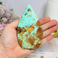 Variscite Carved Flame 11cm