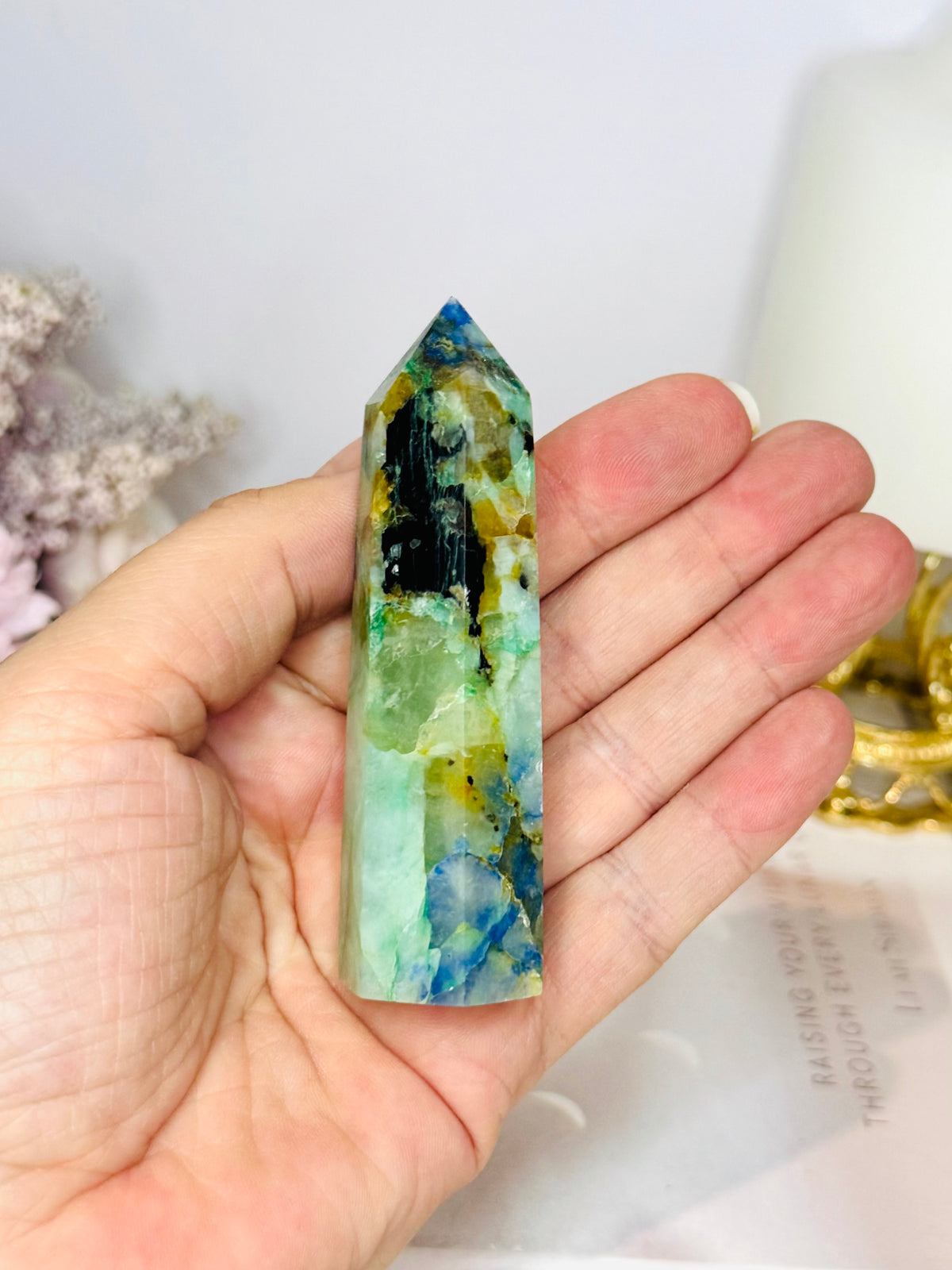 Chrysocolla Tower 8cm