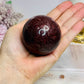 Large Red Jasper Sphere on Stand 340g