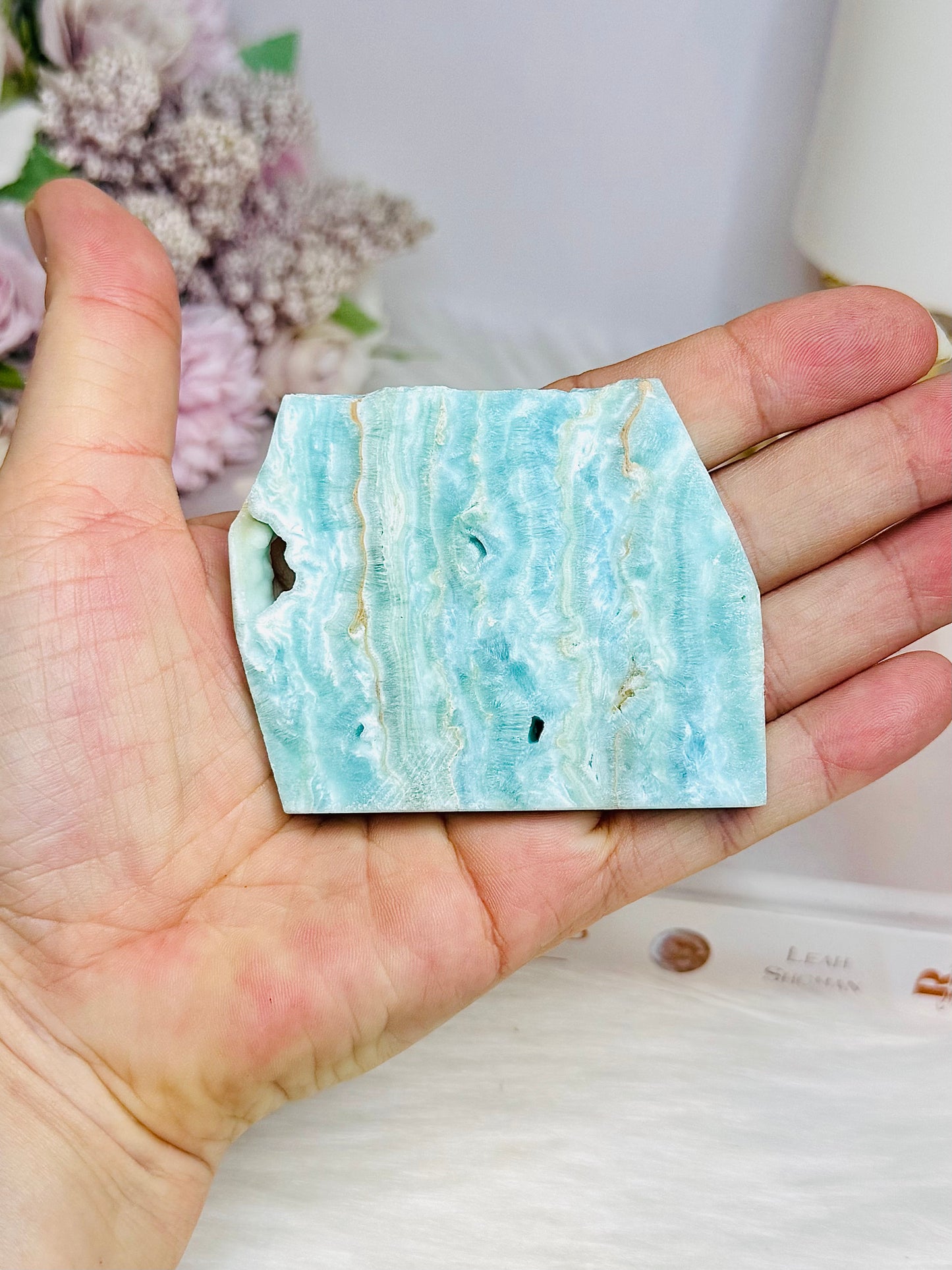 Natural Hemimorphite Slab 7cm