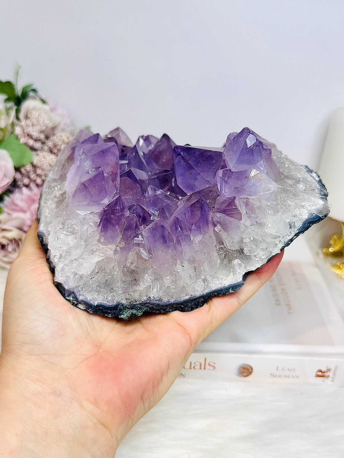 Large Chunky Amethyst Cluster 1.56KG 13cm