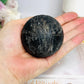 Natural Black Sphalerite Sphere on Stand 377g