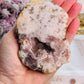 Stunning Chunky Druzy Pink Amethyst Slab From Brazil