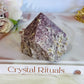 Beautiful Natural Lepidolite | Purple Mica Rough Chunky Tower | Point