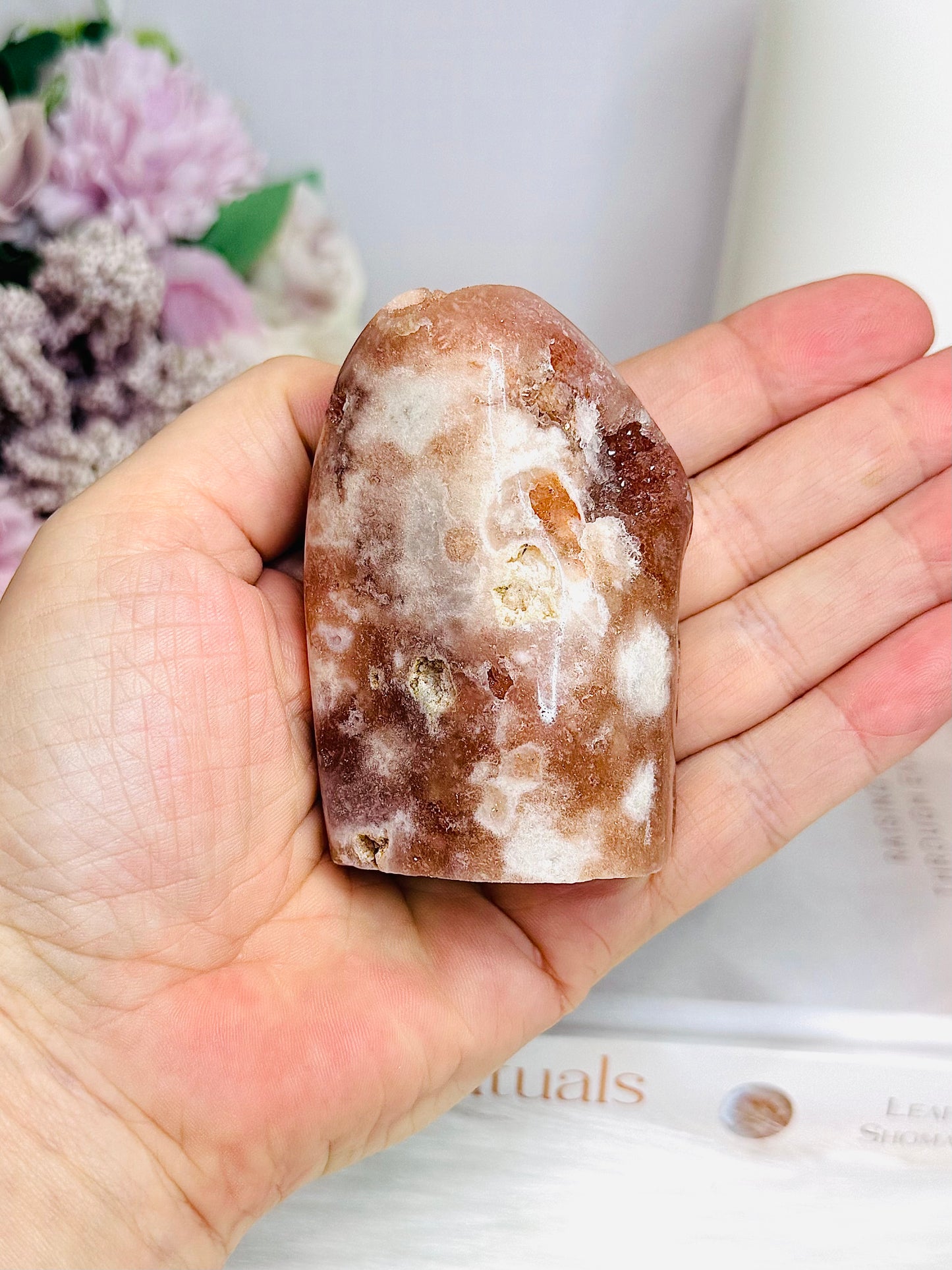 Druzy Pink Amethyst Freeform 181g 7cm