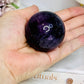 High Grade Purple Fluorite Sphere on Stand 216g