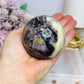 Large Brecciated Fluorite Sphere on Stand 455g