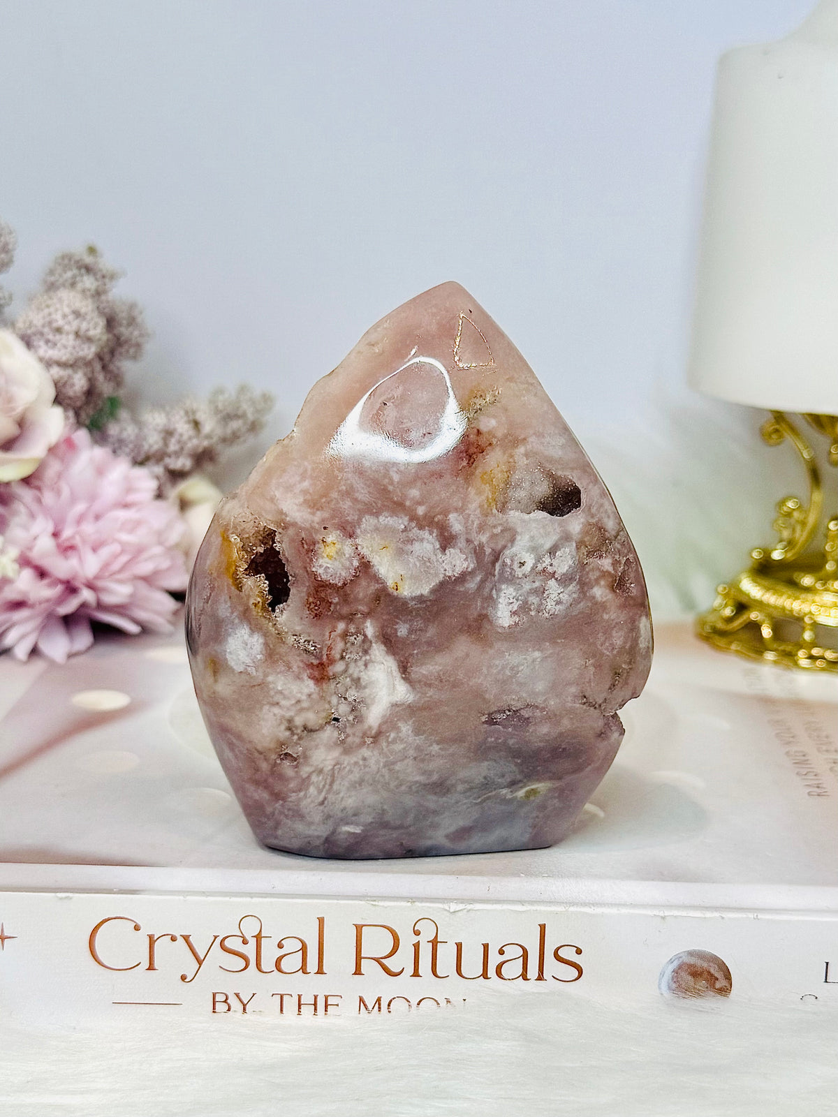 Druzy Pink Amethyst Freeform | Flame 10cm 239g