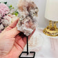 Natural Zeolite / Flower Amethyst Freeform on Stand 16cm