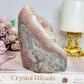 Pink Amethyst Natural Large Druzy Freeform From Brazil 1.02KG 14cm From Brazil