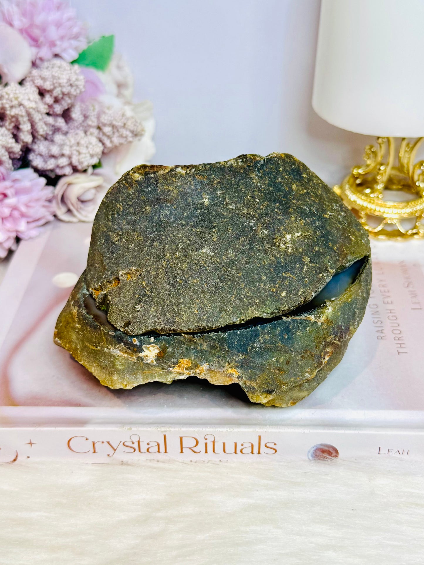 Large Natural Druzy Agate Jewellery Box | Geode 1.17KG