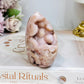High Grade Druzy Flower Agate Freeform 7cm