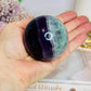 Rainbow Fluorite Sphere on Light Stand 384g