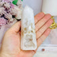 White Druzy Quartz Tower 11cm