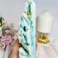 Large Blue Hemimorphite Druzy Tower 19cm
