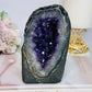 High Grade Divine Deep Purple Large Amethyst Cathedral From Brazil 703grams 14cm