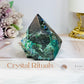 Azurite with Malachite Polished Point 427g