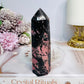 Chunky Large Pink Rhodonite Tower 11.5cm