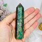 Green Emerald Jasper Tower 10cm