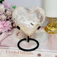 Pink Amethyst Chunky Heart On Stand 381g