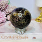 Rare Super Seven Sphere on Stand From Brazil Large 355g