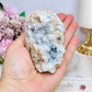Natural Blue Celestite Specimen Cluster 410g