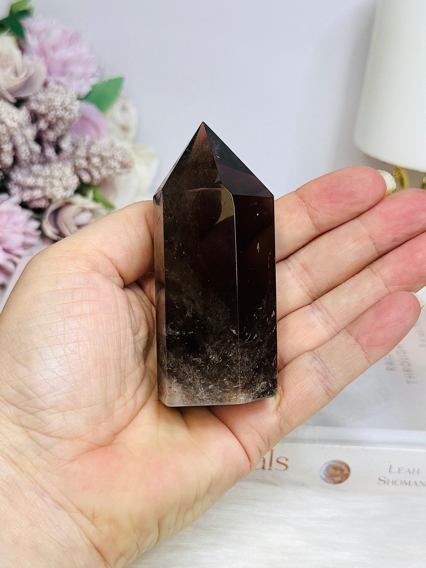 Chunky Smokey Quartz Tower 8.5cm