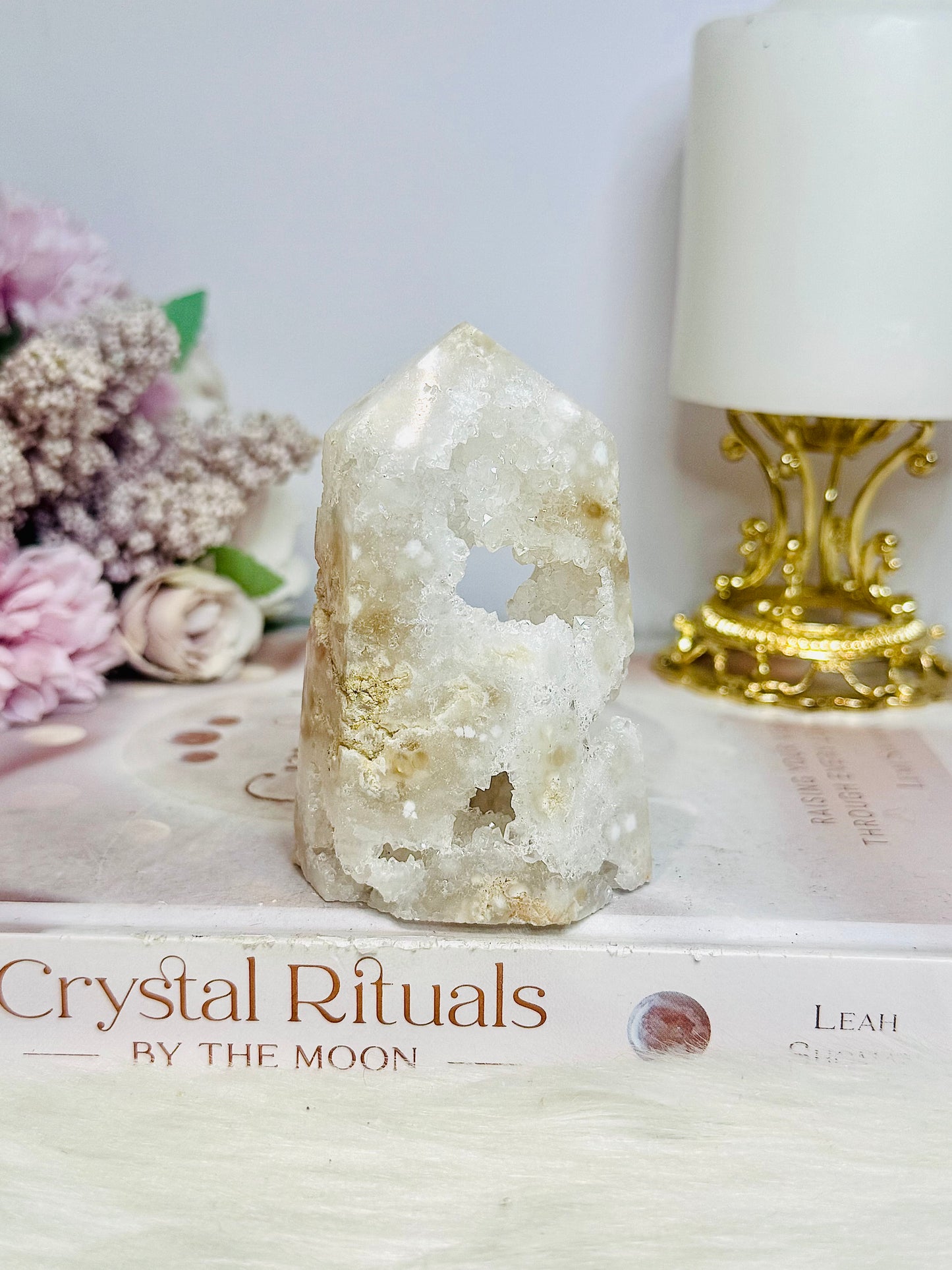 Druzy Quartz Sparkling Tower 9cm