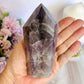 Sacred Rare Stone ~ Divine Large Chunky Super Seven Carved Tower From Brazil 12cm 391grams