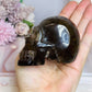 Smokey Quartz Carved Skull 373g 8.5cm