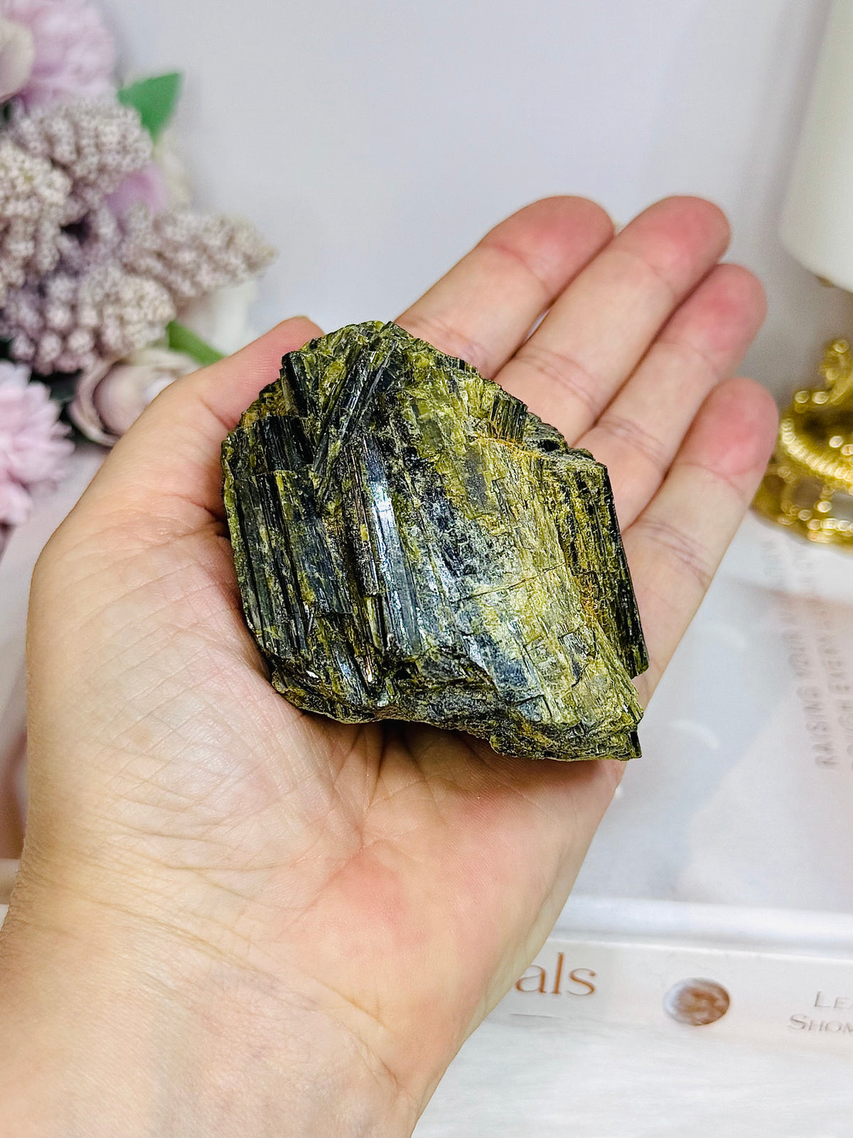 Natural Green Tourmaline Specimen 254g